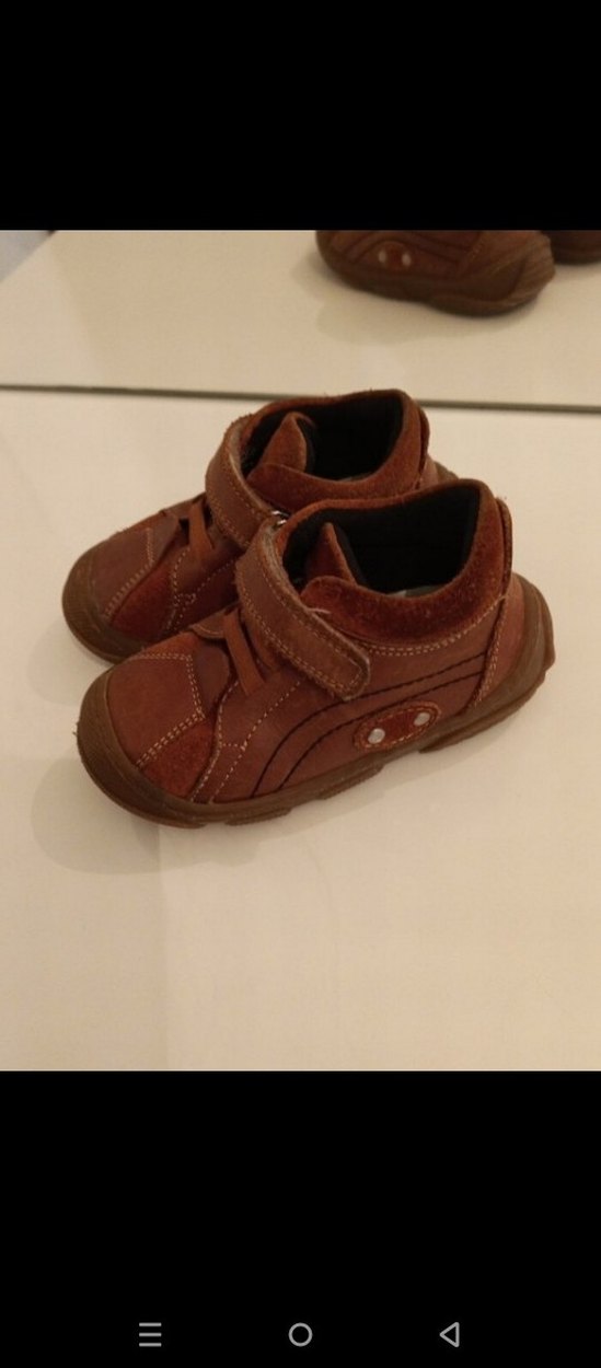 Kahverengi Erkek Bebek İlk Adım Ayakkabısı - Görsel 3