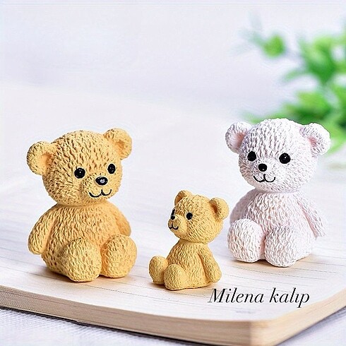 Ayıcık mum kalıbı set