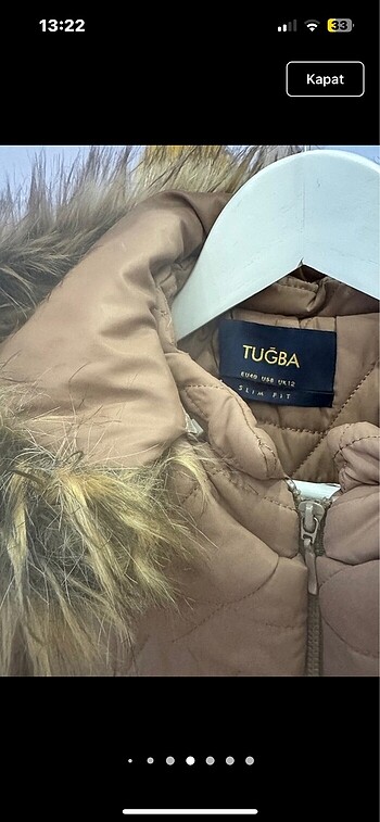 m Beden camel Renk Tuğba mont