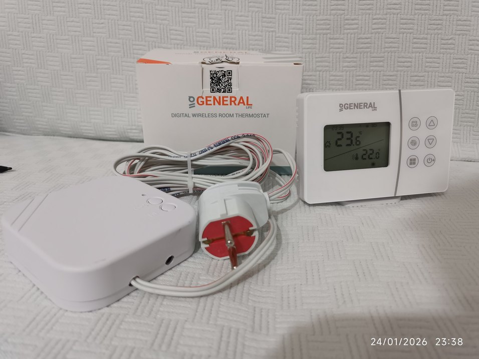 general termostat SENNA HT-340S KABLOSUZ DIJITAL ODA #termostat - Görsel 2