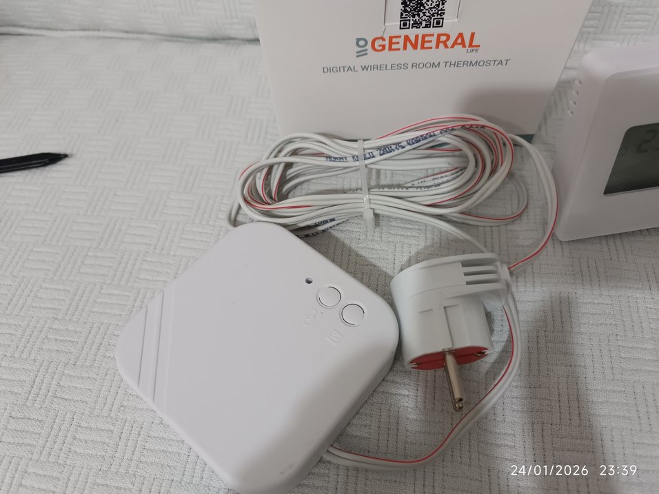 general termostat SENNA HT-340S KABLOSUZ DIJITAL ODA #termostat - Görsel 3