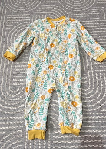 HelloBaby Renkli Cicekli Bebek Tulumu Rahat Ve Sik