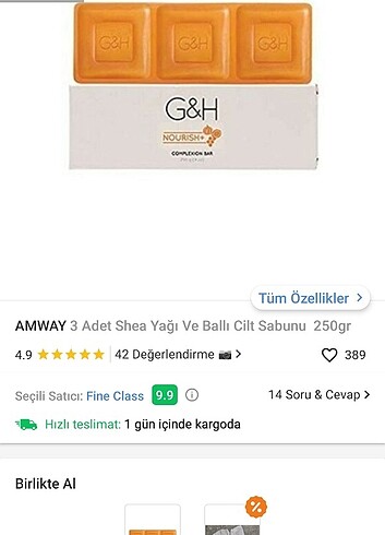 Amway Çok meymun kalacağınız bi sabun 