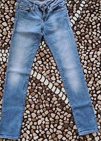 Mavi jean kot pantolon