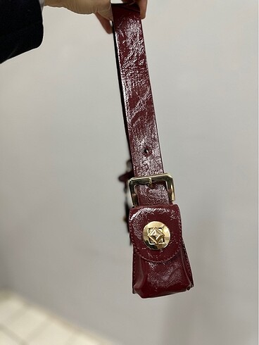 Beden bordo Renk Deri manc model