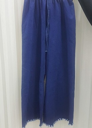 Kot rengi bol paça pantolon