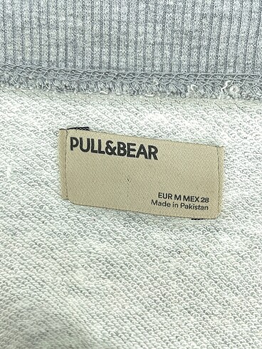 m Beden gri Renk Pull and Bear Sweatshirt %70 İndirimli.