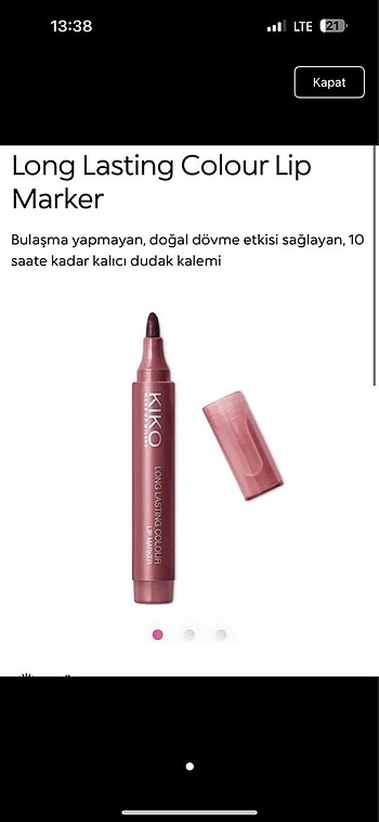 Kiko kiko 107 lipmarker