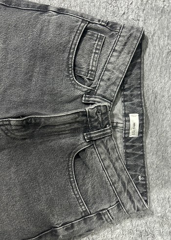 Gri Denim Kadın Midi Jean Pantolon - Görsel 3