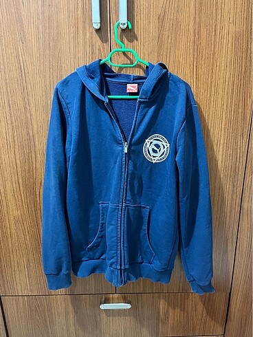 Puma Marka Kapşonlu Fermuarlı Sweatshirt