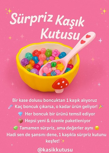 Sürpriz Kaşık Kutusu