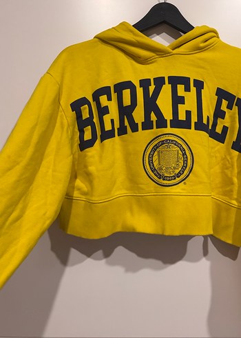 Zara Zara Kısa Berkeley Baskılı Sweatshirt