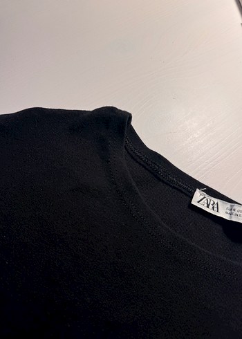 36 Beden Zara Siyah Kadın Mini Body/Crop Top