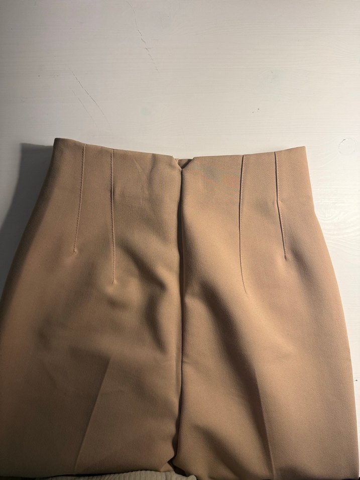 Zara Bej Kumaş Pantolon - Görsel 4