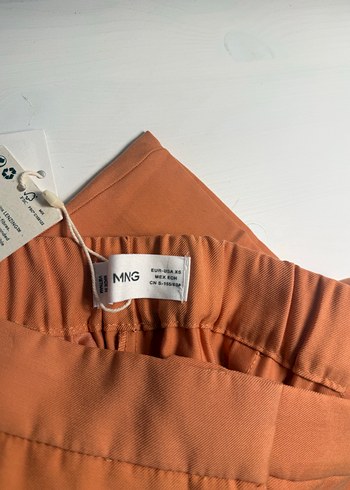 Mango Turuncu Kumaş Pantolon - Görsel 7