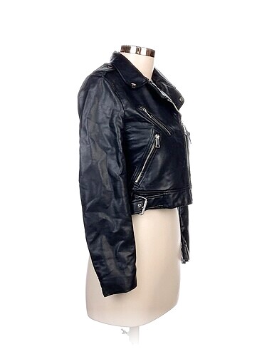 Zara Zara Deri Ceket %70 İndirimli.
