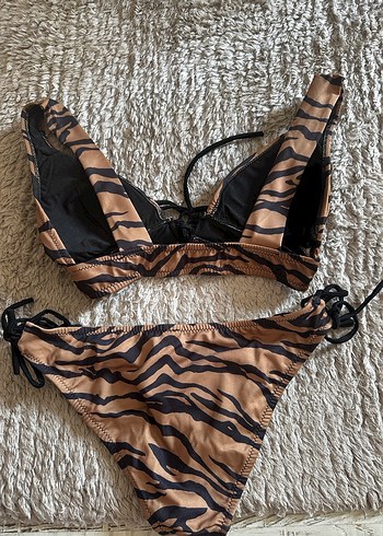 Zebra Desenli Bikini Takımı - Görsel 4