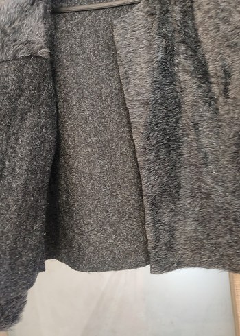 siyah Kısa Kadın Suni Kürk Ceket - Görsel 6