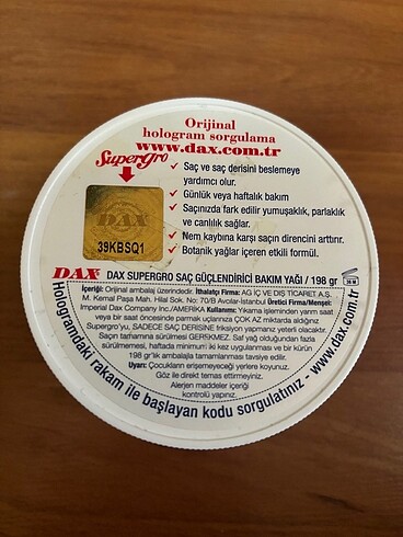  Beden Dax supergro