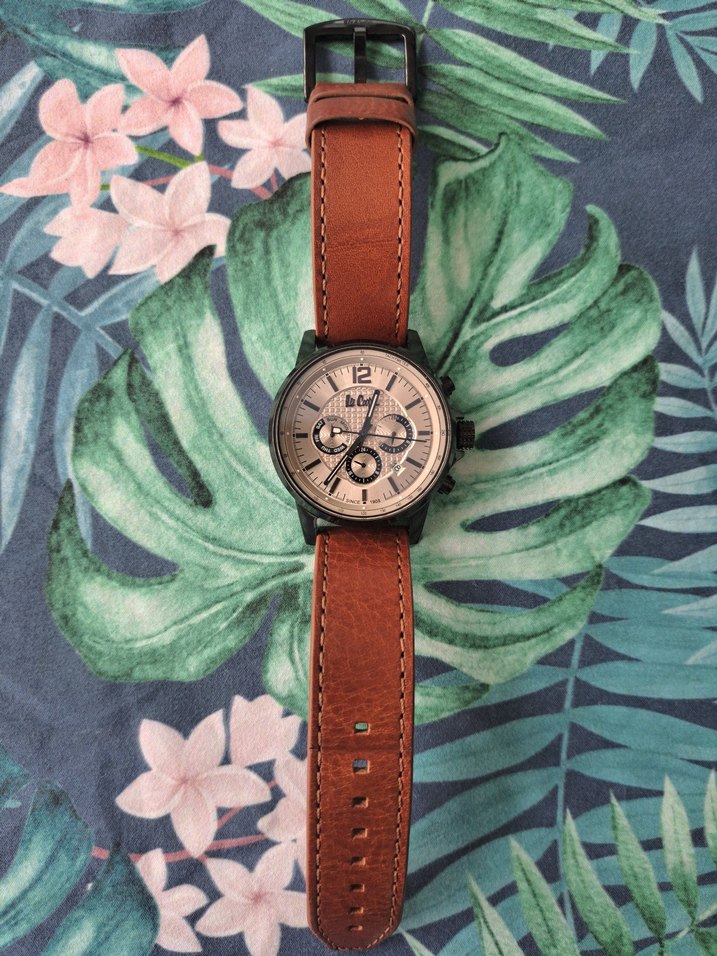 Lee Cooper Bej Klasik Erkek Saat - Görsel 2