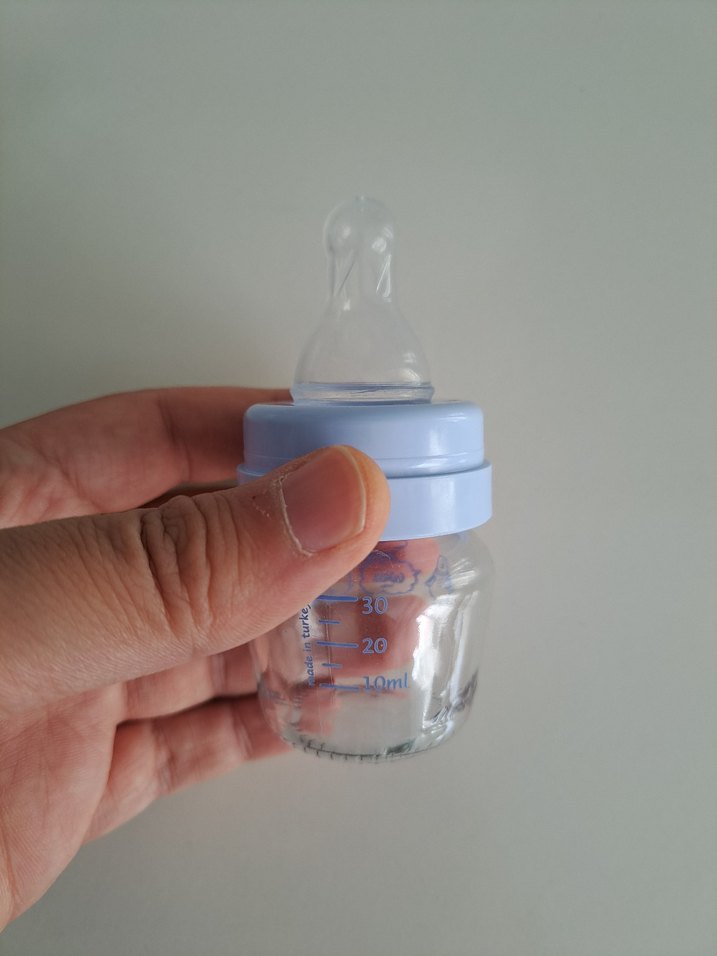 Mavi Cam Bebek Biberonu - Görsel 3