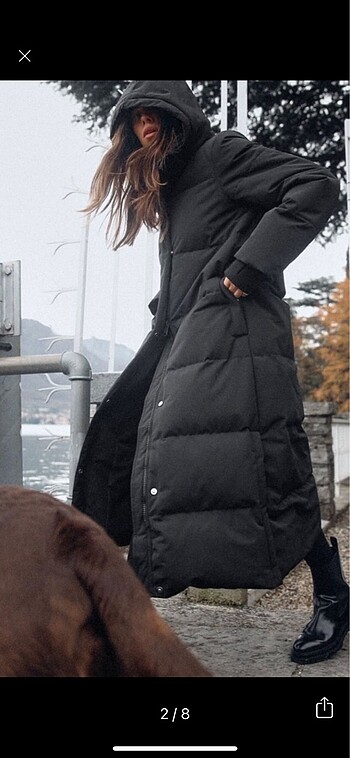 Zara Zara su ve rüzgar korumalı kuş tüyü mont