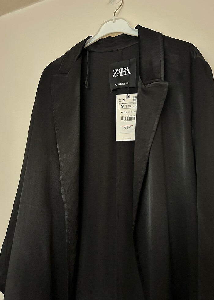 Zara saten trençkot - Görsel 3
