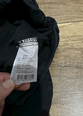 11-12 Yaş Beden Siyah Kadın Dar Kesim Midi Kot Pantolon