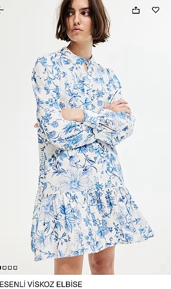 H&M Etiketli Elbise