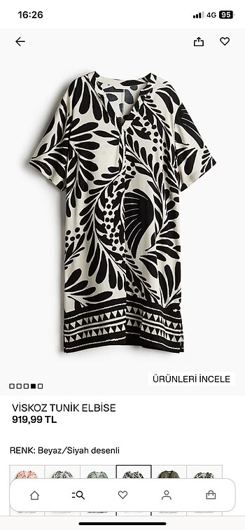 H&M Etiketli Elbise