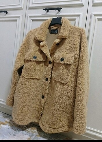 Peluş mont ceket