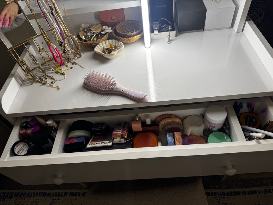 Beyaz Makyaj Organizerı - Görsel 4