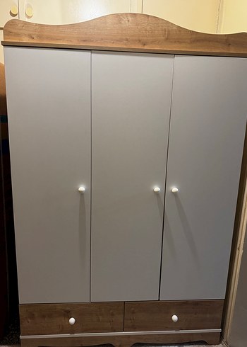 Bej ve gri gardrop - Görsel 3