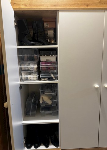 Bej ve gri gardrop - Görsel 4