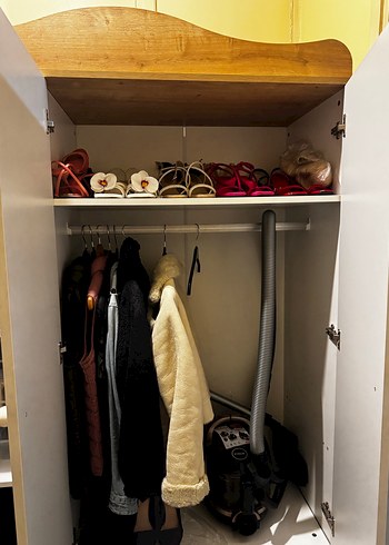 Bej ve gri gardrop - Görsel 5