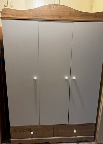 Bej ve gri gardrop - Görsel 2