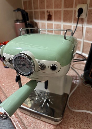 ARİETE VİNTAGE Yeşil Kahve Makinesi - Görsel 3