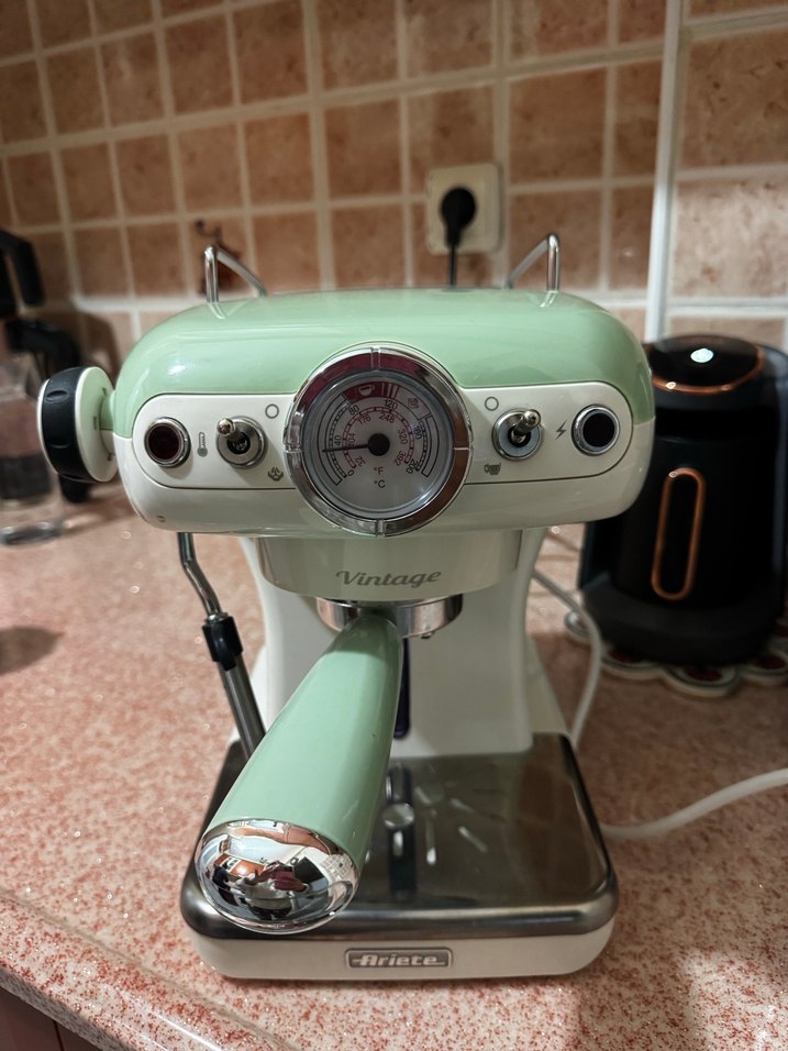 ARİETE VİNTAGE Yeşil Kahve Makinesi - Görsel 4