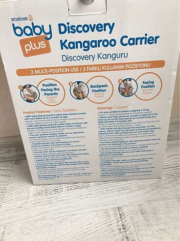 Diğer Bel destekli kanguru