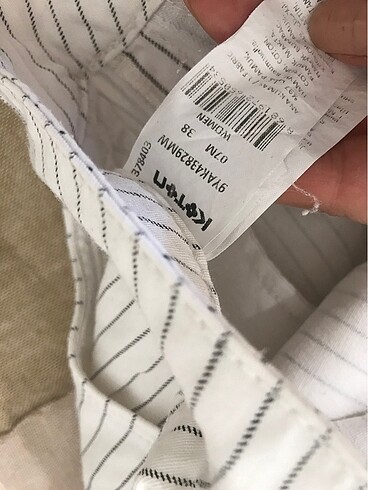 s Beden beyaz Renk kadın pantolon