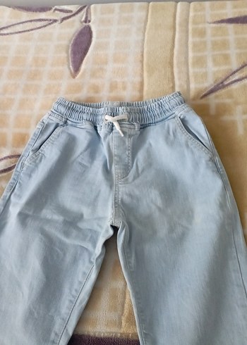 LC Waikiki Erkek Çocuk açık maviElastik Bel Rahat Kot Pantolon