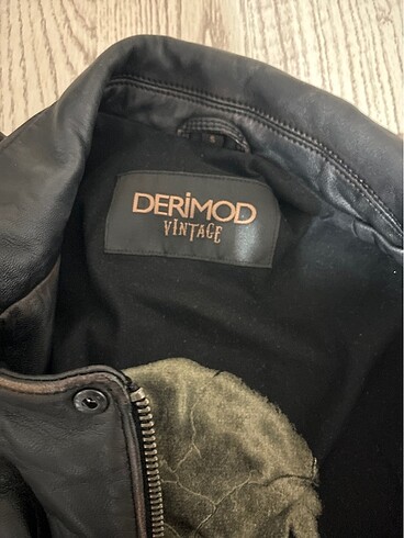Derimod Derimod vintage deri ceket