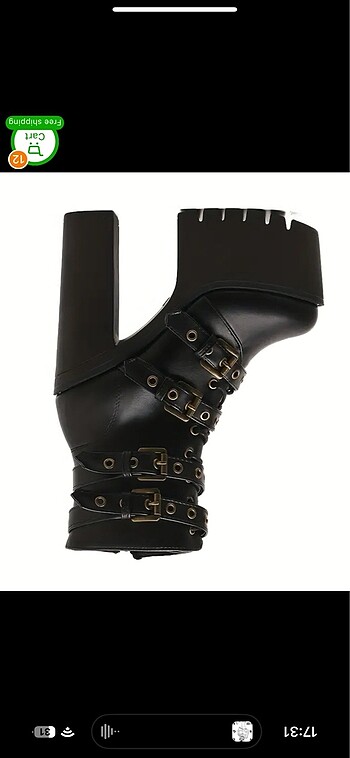 37 Beden Gothic ayakkabi