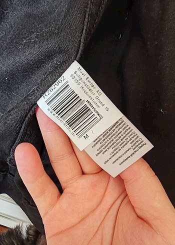 Düğmeli Siyah Denim Erkek Ceket - Görsel 9