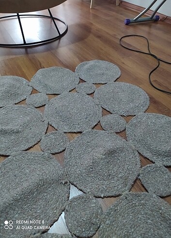 Jüt hasır halı - Görsel 2