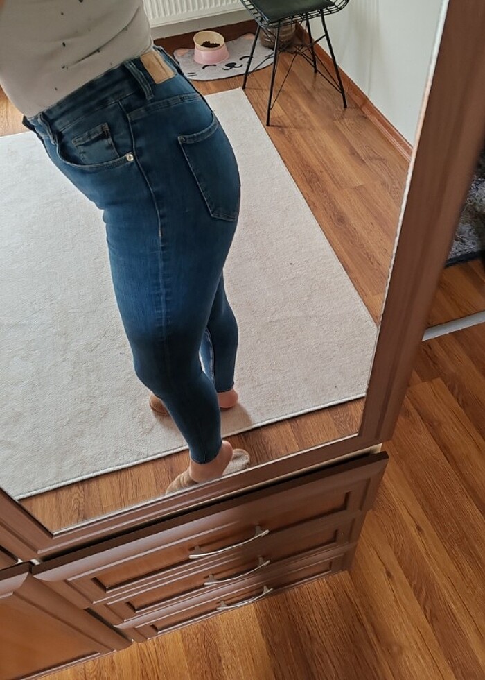 Zara jeans kot - Görsel 3