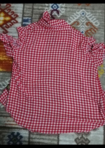 Kırmızı Kareli Çocuk Gömlek - Görsel 2