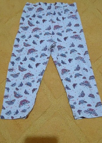 Kız Çocuk Kelebek Desenli Tayt - Görsel 2