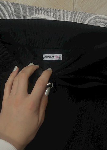 Tokalı Siyah  Bluz - Görsel 4