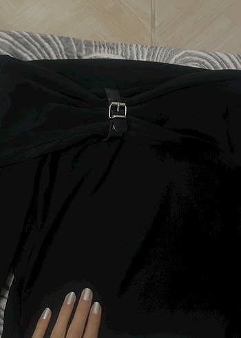 Tokalı Siyah  Bluz - Görsel 3